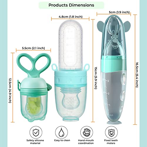 Baby Feeder, Fruit Feeder PacifierMilk Frozen Silicone Infant Spoons