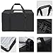 Insulated Hot&Cold Nylon Food Delivery Bag Food Packing Nylon Bag 23in x 13in x 15in(H) Premium Commercial Grade Made to accommodate Full Size Chafing Steam Trays with Heat Resistant Glove