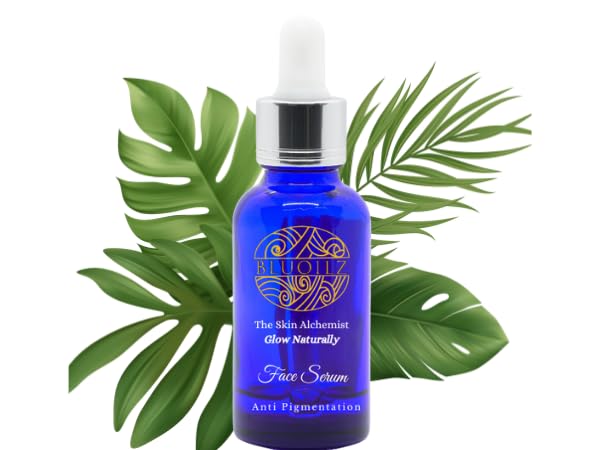 BLUOILZ Anti Pigmentation Face Serum - Anti Acne, Anti-Blemish & Spot Repair Serum - Skincare Treatment with Rice, Wheat,Silk Protein, Olive Squalene & Aquaxyl - 30ml