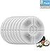 Kwyder Cat Fountain Filters-8 Pack, Pet Water Fountain Replacement Filters, Pet Fountain Filters Suitable for 1.6 L Flower Fountains and Most Same Size Cat Fountains, Coconut Activated Carbon Filters