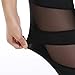 Yoga Pants, FEIVO Women's Power Flex Yoga Pants Tummy Control Workout Yoga Capris Pants Leggings,Mesh-black1,Large