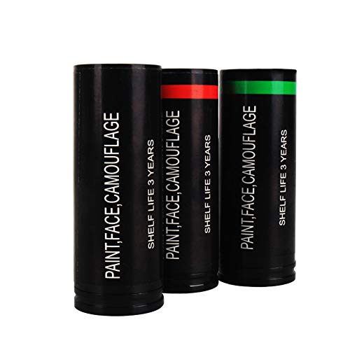 Shentesel 3Pcs 3 Color Camouflage Face Body Paint Stick Hunting CS Outdoor Game Makeup Oil - Thumbnail 5