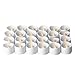 Instapark Pack of 24 Flameless LED Tea Light Candles, Realistic Flickering Amber Yellow Battery Powered Bulb Tealight Perfect for Seasonal Décor Parties Celebrations and Special Events