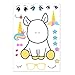 PartyNow Unicorn Stickers (24-Pack) with Changeable Faces - Rainbow Unicorn Party Favors for Kids