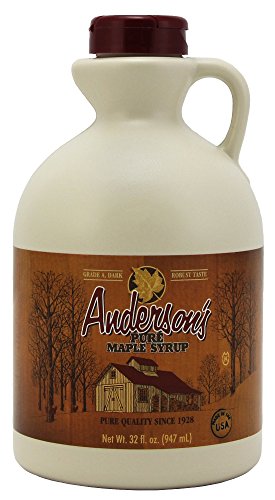 Anderson's Dark Amber Maple Syrup, Grade A, 32 Ounce (Frustration-Free Packaging) - Thumbnail 7