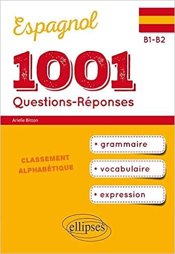 1001 Questions Reponses D Espagnol Grammaire Vocabulaire Expression B1 B2 Bitton Arielle Amazon Com Books