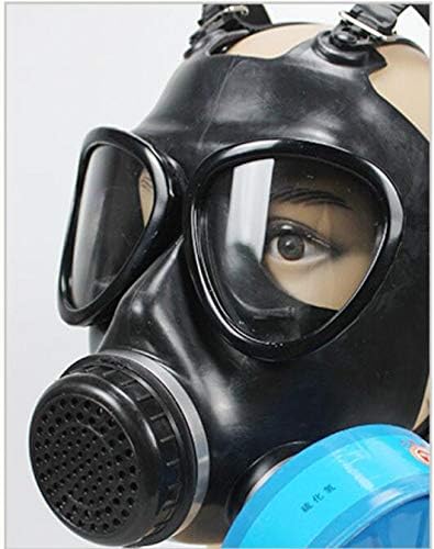 CHYIA Gas mask Military Anti-Chemical fire Drill Anti-Terrorism mask Type Large-Vision mask Chemical Spray Paint Anti-Formaldehyde Head-Mounted Gas mask Anti-Formaldehyde hydrocyanic Acid