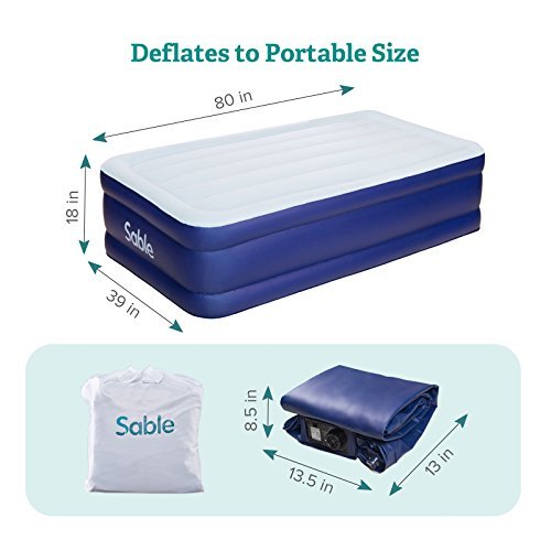 sable inflatable air bed