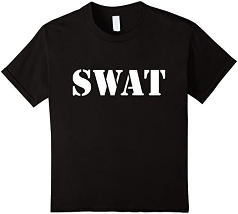 Kids SWAT Team T-Shirt 8 Black