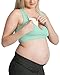 Kindred Bravely French Terry Racerback Busty Nursing Sleep Bra for E, F, G, H, I Cup | Maternity Bra for Breastfeeding (Mint, XX-Large-Busty)