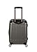 Rockland London Hardside Expandable Luggage with Spinner Wheels, Silver, 28-24-20-Inch