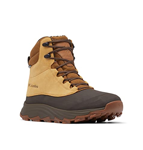 Columbia Mens Expeditionist Shield Waterproof Snow Boot, Curry/Light Brown, 8.5