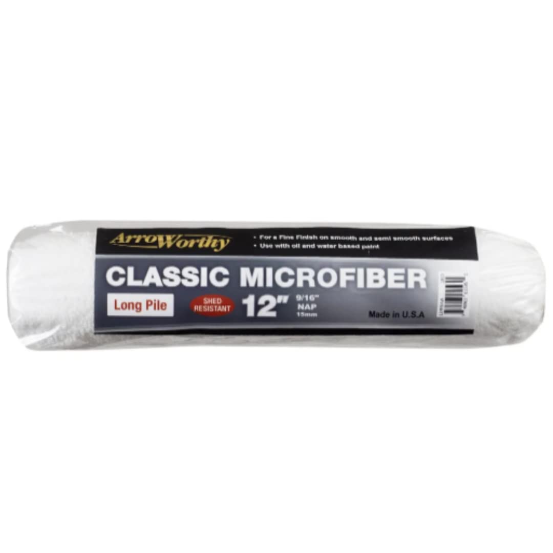 Arroworthy Classic 12" Microfiber Cover (1-1/2" Diameter Core) Long Pile