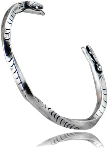 White Copper Zinc Muntz Metal Lucky Dragon Open Cuff Bracelet