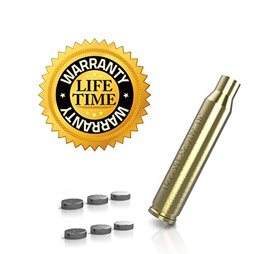 GoZier Tactical 30-06 Laser Bore Sight in-Chamber Cartridge ✮ .30-06 SPR / .270 Win / .25-06 Win Red Dot Laser Sighter ✮
