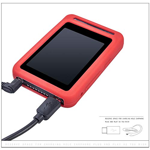 Esimen Premium Silicone Case for Searick 16G MP3 Player Protector Cover Travel Carry Pouch Sleeve (Black)