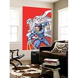 (48x72) Tommy Ohtsuka - New Mangaverse No.2 Cover: Wolverine and Lady Deathstrike Fighting Huge Wall Mural