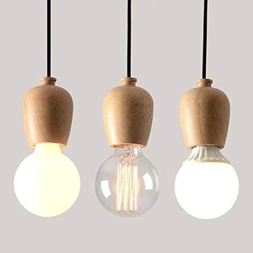 TongLingUSL Ceiling Light Coffee Restaurant Lights Italian Modern Wooden Pendant Lights Kitchen Chandelier Kitchen Chandelier