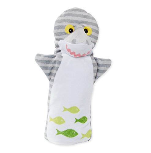 image for Melissa & Doug Sea Life Friends Hand Puppets, Puppet Sets, Shark, Dolp