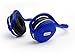 Kinivo BTH240 Bluetooth Headphones (Blue, On-Ear, Wireless Music, Hands-Free Calling, Built-in Mic, Foldable, Memory Form Earpads, Travel Bag)