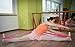 Zenmarkt Stretch Bands for Flexibility and Strength - Ballet Stretch Bands Ideal to Have as Dance Equipment in Every Competition - Suitable for Gymnastics, Cheerleading, and Pilates Training(Pink)