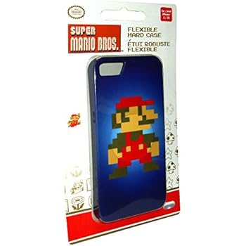PDP - Super Mario Bros Pixel - Flexible Hard Case for iPhone 5 / 5S - Blue