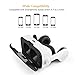 VR Headset with Headphone, Topmaxions 3D Glasses Virtual Reality Goggles Adjustable Headstrap for iPhone and Android Smartphones 4.5