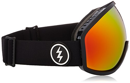 Electric Visual Masher Gloss Black/Brose Red Chrome Snow Goggle - Thumbnail 3