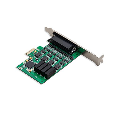 IO Crest 4 Port RS-232 Serial PCIe 2.0 X1 Controller Card Components SI-PEX15042