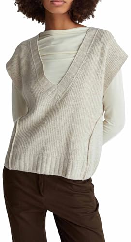 Weste für Damen und Herren, beige, Small