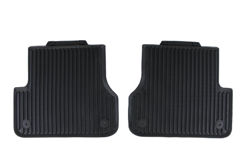 Genuine Audi Accessories 4G0061511041 Rear All-Weather Floor Mat for Audi A7 and A6, (Set of 2)