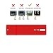 M.2 Aluminum NVME TO USB3.1 Type-C PCIE SSD HDD Enclosure M-KEY SSD TO USB-C Adapter (red) primary
