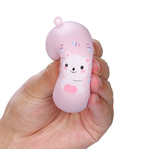 Naiflowers Squishies Squishy Toy Party Favors for Kids Mochi Squishy Toy moji Kids Party Favors Bulk Mini Kawaii squishies Mochi Animals Stress Reliever Anxiety Toys Squishy squishys (Multicolor)