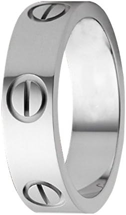 Fire Ants Love Ring-Silve Lifetime Just Love You 6MM in Width Sizes 8