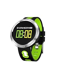 Collasaro   Reloj inteligente de pulsera con monitor de ritmo cardíaco, podómetro, contador de calorías, monitor de sueño, pulsera inteligente compatible con teléfonos Android e iOS