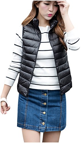 Ilishop Women's Packable Lightweight Down Vest Outdoor Puffer Vest