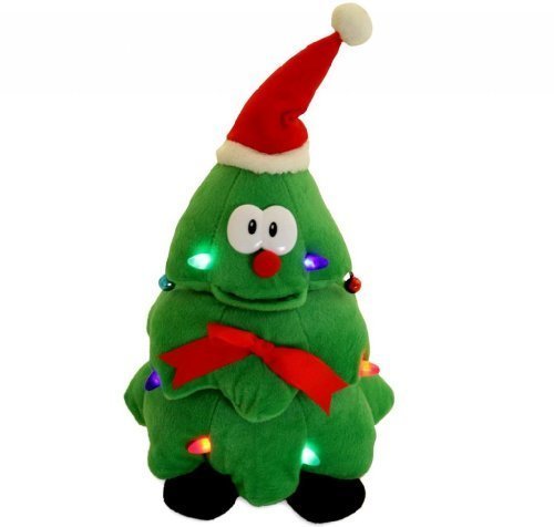Cuddle Barn Animated Singing Dancing Light Up Rockin' Robbie Christmas Tree