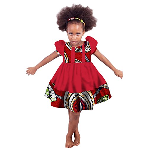 Baby Gril's African Dashikis Dresses Children Kids Wax Skirts wyt43