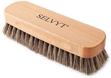Selvyt Premium Horse Hair polishing Buffing Shoe Brush