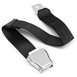 ELUTO Airplane Seat Belt Extender E11 Safety Certified 7- 34 Inch Adjustable Airplane Seat Elderly Seat Belt Extension for Playground Equipment,Elderly,Pregnant Woman,Fat man