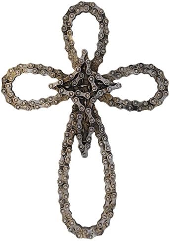 Live to Ride Bike Chain Wall Cross 11.5"