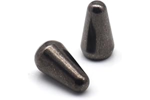 YiJunHui 2-Pack Chrome 5-Way Switch Tip & Knob Cap Set for Fender Strat/Telecaster | Durable Metal Replacement Parts with Polished Finish (Black Nickel)