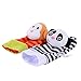 Acefun 4 Pack Animal Infant Baby Kids Wrist Rattle & Foot Finder Set Soft Education Development Toy