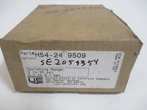 United Electric Co. H5424 SPDT 3-30# Diff. Press. Switch