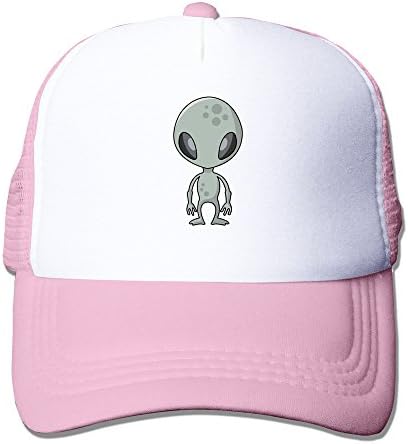 UFO Cartoon Tractor Snapback RedUnisex