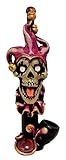 JCUNIVERSAL- Handmade Tobacco Smoking Pipe Skull Joker Sake Design