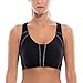 La Isla Women's High Impact Wire Free Full Supportive Racerback Sports Bra