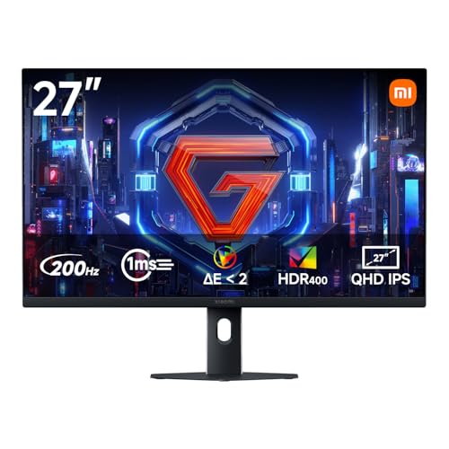 G27Qi 2026 27 Zoll 2K Gaming Monitor, 200Hz, 1ms GTG, FreeSync Premium, HDR400, IPS, 100% sRGB, 95% DCI-P3,TÜV Hardware Low Blue Light Zertifizierung (2560 x 1440/HDMI 2.0/DP 1.4)