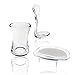 Briiith Ocean Bath Collection, Bathroom Tumbler Cup (Clear)