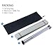 A plus life Portable Outdoor Folding Table, Lightweight Aluminum Desk with Carrying Bag for Picnic, Camp, Beach, Boat, Fishing, Easy to Clean. Gray Whitethumb 1